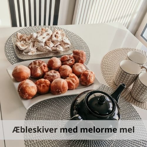 Opskrift på æbleskiver med melorme mel 