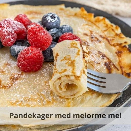 Pandekager med melorme mel