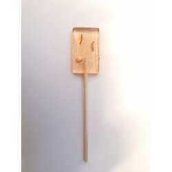 Fersken slikkepind med buffalo larver